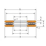 Characteristic inner ring frequency, BPFI NTN K81207T2 Thrust cylindrical roller bearings